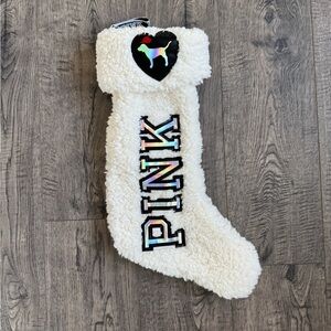 Victoria's Secret Pink Sherpa Stocking